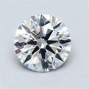 Picture of Lab Created Diamond 1.15 Carats, Round with Excellent Cut, G Color, VVS2 Clarity and Certified by GIA
