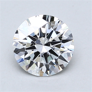 Picture of Lab Created Diamond 1.18 Carats, Round with Excellent Cut, E Color, VS2 Clarity and Certified by GIA