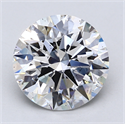 Del inventario de diamantes de laboratorio, 4.02 quilates, Redondo , Color E, claridad SI1 y certificado IGI