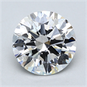 Lab Created Diamond 3.04 Carats, Round with Excellent Cut, E Color, VS2 Clarity and Certified by GIA
