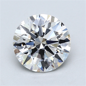 Picture of Lab Created Diamond 3.11 Carats, Round with Excellent Cut, F Color, VS1 Clarity and Certified by GIA