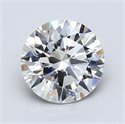 Lab Created Diamond 3.17 Carats, Round with Excellent Cut, E Color, VS2 Clarity and Certified by GIA