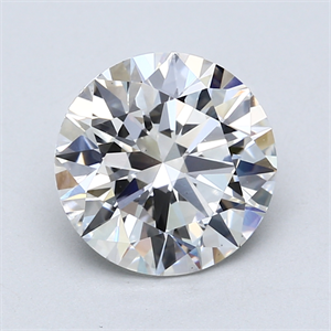 Picture of Lab Created Diamond 3.17 Carats, Round with Excellent Cut, E Color, VS2 Clarity and Certified by GIA