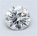 Lab Created Diamond 3.13 Carats, Round with Excellent Cut, E Color, VS2 Clarity and Certified by GIA