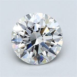 Picture of Lab Created Diamond 3.13 Carats, Round with Excellent Cut, E Color, VS2 Clarity and Certified by GIA