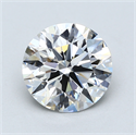 Lab Created Diamond 3.03 Carats, Round with Excellent Cut, E Color, VS2 Clarity and Certified by GIA
