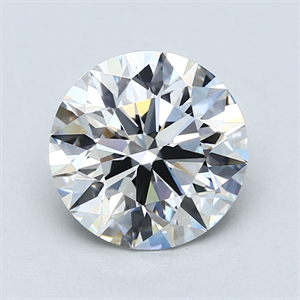 Picture of Lab Created Diamond 3.03 Carats, Round with Excellent Cut, E Color, VS2 Clarity and Certified by GIA