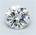 Lab Created Diamond 3.70 Carats, Round with Excellent Cut, E Color, VS2 Clarity and Certified by GIA