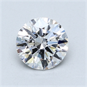 Lab Created Diamond 1.06 Carats, Round with Excellent Cut, D Color, SI1 Clarity and Certified by GIA