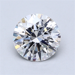 Picture of Lab Created Diamond 2.04 Carats, Round with Excellent Cut, E Color, SI1 Clarity and Certified by GIA