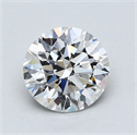 Lab Created Diamond 2.05 Carats, Round with Excellent Cut, E Color, SI1 Clarity and Certified by GIA