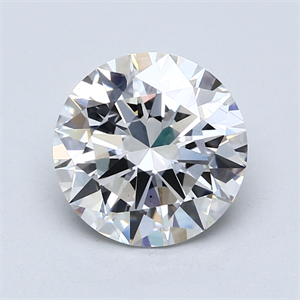 Picture of Lab Created Diamond 3.20 Carats, Round with Excellent Cut, E Color, VS2 Clarity and Certified by GIA