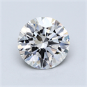 Lab Created Diamond 3.68 Carats, Round with Excellent Cut, F Color, VS2 Clarity and Certified by GIA