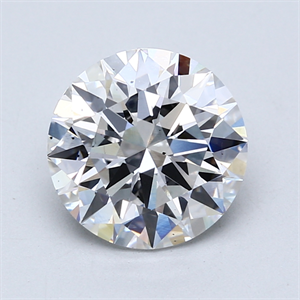 Picture of Lab Created Diamond 3.04 Carats, Round with Excellent Cut, D Color, VS2 Clarity and Certified by GIA