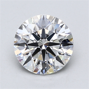 Picture of Lab Created Diamond 2.02 Carats, Round with Excellent Cut, E Color, SI1 Clarity and Certified by GIA
