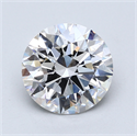 Lab Created Diamond 3.11 Carats, Round with Excellent Cut, E Color, VS2 Clarity and Certified by GIA