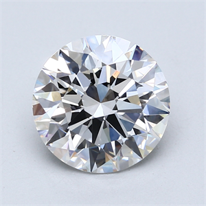 Picture of Lab Created Diamond 3.11 Carats, Round with Excellent Cut, E Color, VS2 Clarity and Certified by GIA