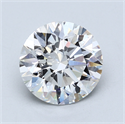 Lab Created Diamond 3.22 Carats, Round with Excellent Cut, E Color, VS2 Clarity and Certified by GIA
