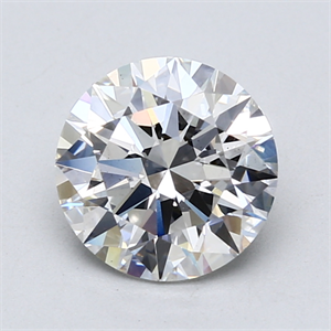 Picture of Lab Created Diamond 2.01 Carats, Round with Excellent Cut, E Color, SI1 Clarity and Certified by GIA