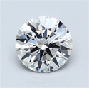 Lab Created Diamond 2.10 Carats, Round with Excellent Cut, E Color, VS2 Clarity and Certified by GIA
