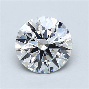 Picture of Lab Created Diamond 2.10 Carats, Round with Excellent Cut, E Color, VS2 Clarity and Certified by GIA