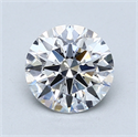 Lab Created Diamond 1.09 Carats, Round with Excellent Cut, D Color, SI1 Clarity and Certified by GIA