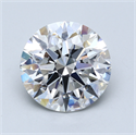 Del inventario de diamantes de laboratorio, 6.12 quilates, Redondo , Color E, claridad VS2 y certificado GIA