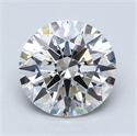 Del inventario de diamantes de laboratorio, 5.03 quilates, Redondo , Color G, claridad VS1 y certificado GIA