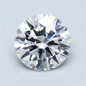 Picture of Lab Created Diamond 1.17 Carats, Round with Excellent Cut, E Color, VS2 Clarity and Certified by GIA