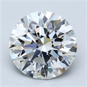 Del inventario de diamantes de laboratorio, 5.06 quilates, Redondo , Color E, claridad VS2 y certificado GIA