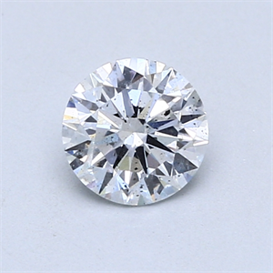 Picture of 0.70 Carats, Round Diamond with Very Good Cut, D Color, I1 Clarity and Certified by GIA