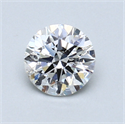 0.65 quilates, Redondo Diamante , Color F, claridad I1 y certificado por GIA