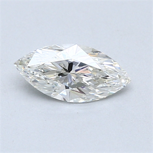 Picture of 0.53 Carats, Marquise Diamond with  Cut, I Color, SI2 Clarity and Certified by GIA