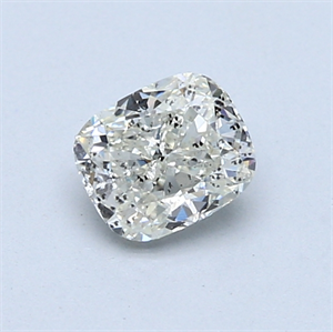 Picture of 0.71 Carats, Cushion Diamond with  Cut, K Color, I1 Clarity and Certified by GIA