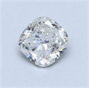 0.71 Carats, Cushion Diamond with  Cut, H Color, I2 Clarity and Certified by GIA