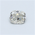 0.41 Carats, Cushion Diamond with  Cut, J Color, VS1 Clarity and Certified by GIA