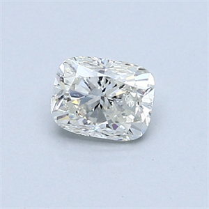 Picture of 0.55 Carats, Cushion Diamond with  Cut, J Color, I1 Clarity and Certified by GIA
