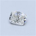 0.40 Carats, Cushion Diamond with  Cut, G Color, VS2 Clarity and Certified by GIA