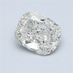 Picture of 0.87 Carats, Cushion Diamond with  Cut, G Color, SI2 Clarity and Certified by EGL