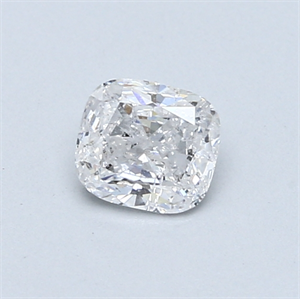 Picture of 0.46 Carats, Cushion Diamond with  Cut, D Color, SI2 Clarity and Certified by EGL