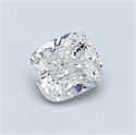 0.71 Carats, Cushion Diamond with  Cut, E Color, SI2 Clarity and Certified by EGL