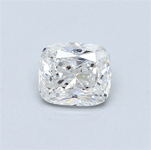 Picture of 0.52 Carats, Cushion Diamond with  Cut, E Color, SI2 Clarity and Certified by EGL