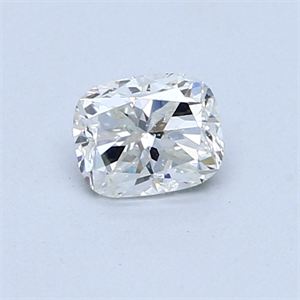 Picture of 0.53 Carats, Cushion Diamond with  Cut, I Color, I1 Clarity and Certified by GIA
