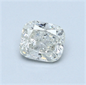 0.71 quilates, Del cojín Diamante , Color G, claridad SI2 y certificado por EGL