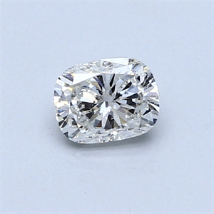 Picture of 0.52 Carats, Cushion Diamond with  Cut, H Color, I1 Clarity and Certified by GIA