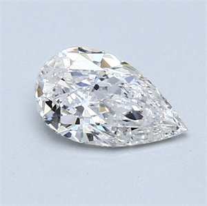 Picture of 0.63 Carats, Pear Diamond with  Cut, G Color, I1 Clarity and Certified by GIA