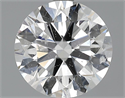 2.03 Carats, Round Diamond with Very Good Cut, D Color, SI2 Clarity and Certified by GIA