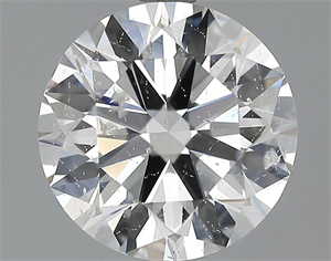 Picture of 2.03 Carats, Round Diamond with Very Good Cut, D Color, SI2 Clarity and Certified by GIA