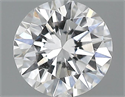 0.40 quilates, Redondo Diamante , Color E, claridad VVS2 y certificado por GIA