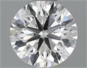 0.50 Carats, Round Diamond with Very Good Cut, E Color, VS1 Clarity and Certified by GIA
